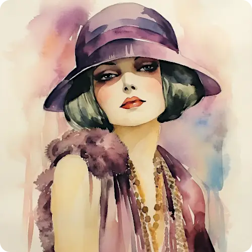 Great Gatsby party painting