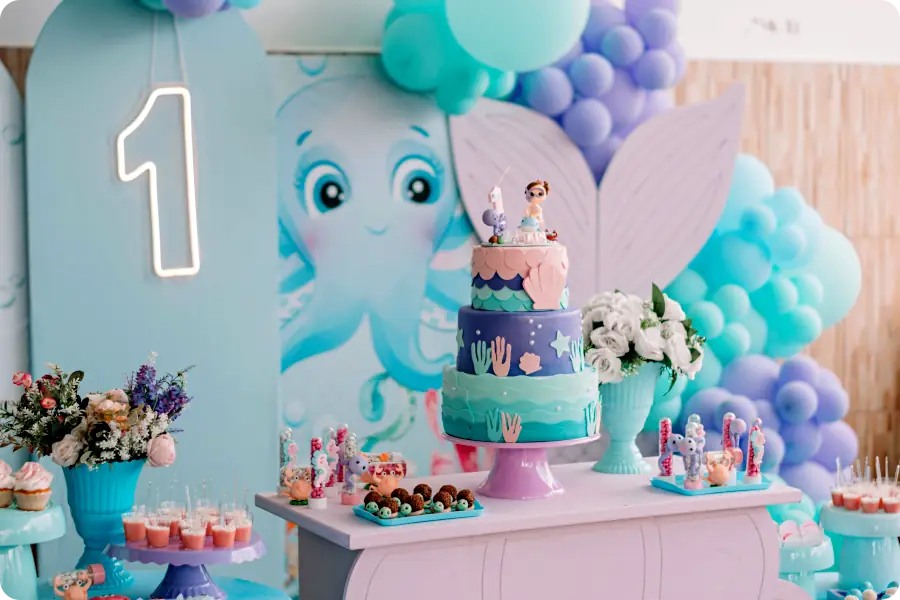mermaid party decorations