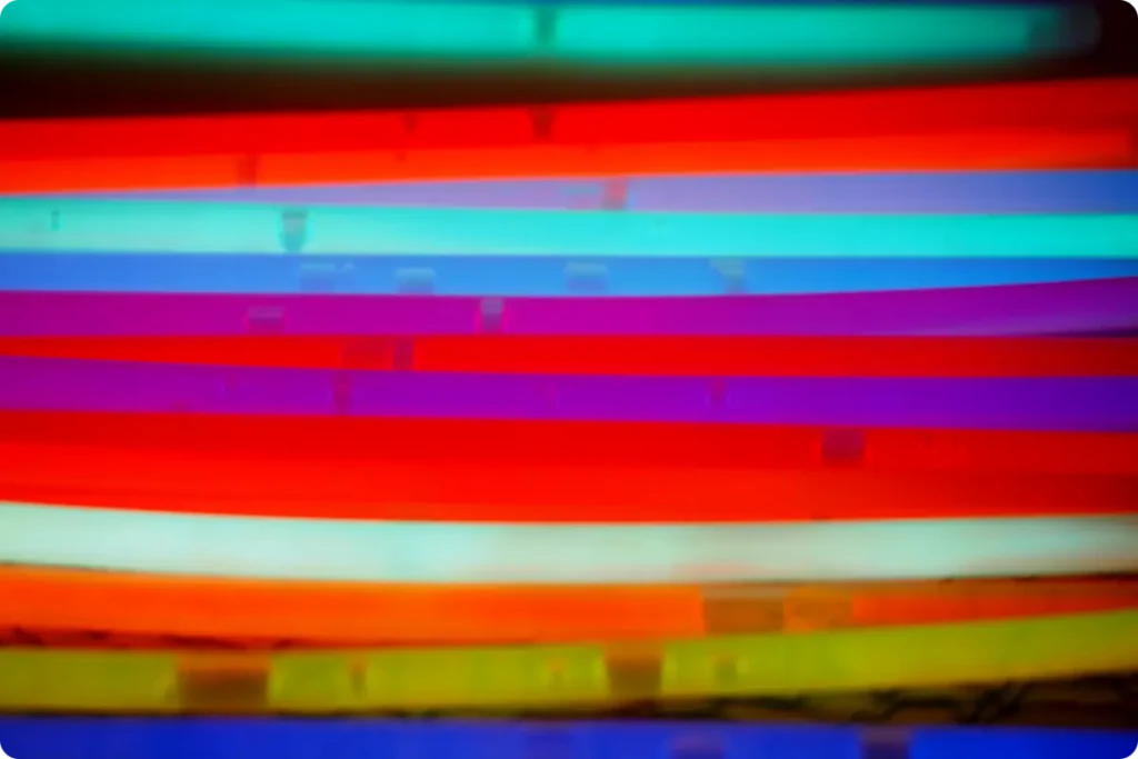 neon party glow sticks