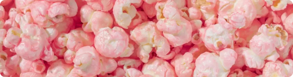Pink popcorn