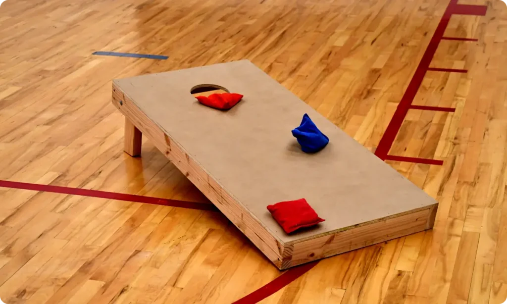 indoor cornhole game