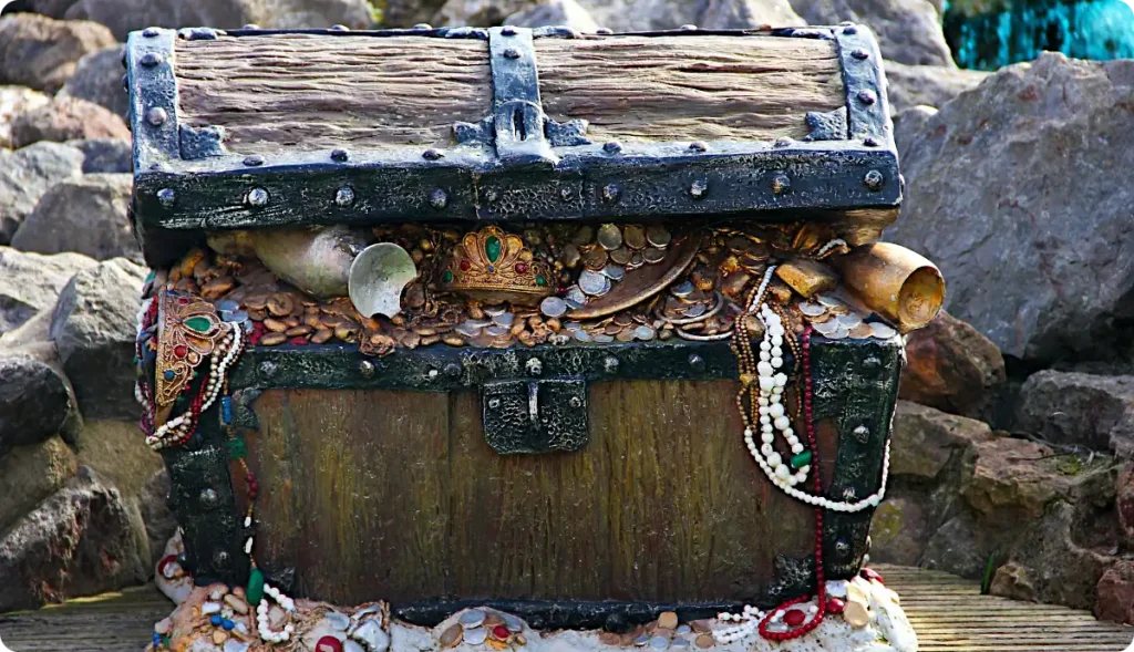 treasure hunt game treasure chest
