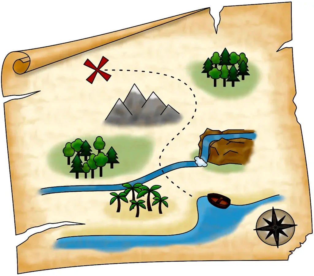 treasure hunt game map