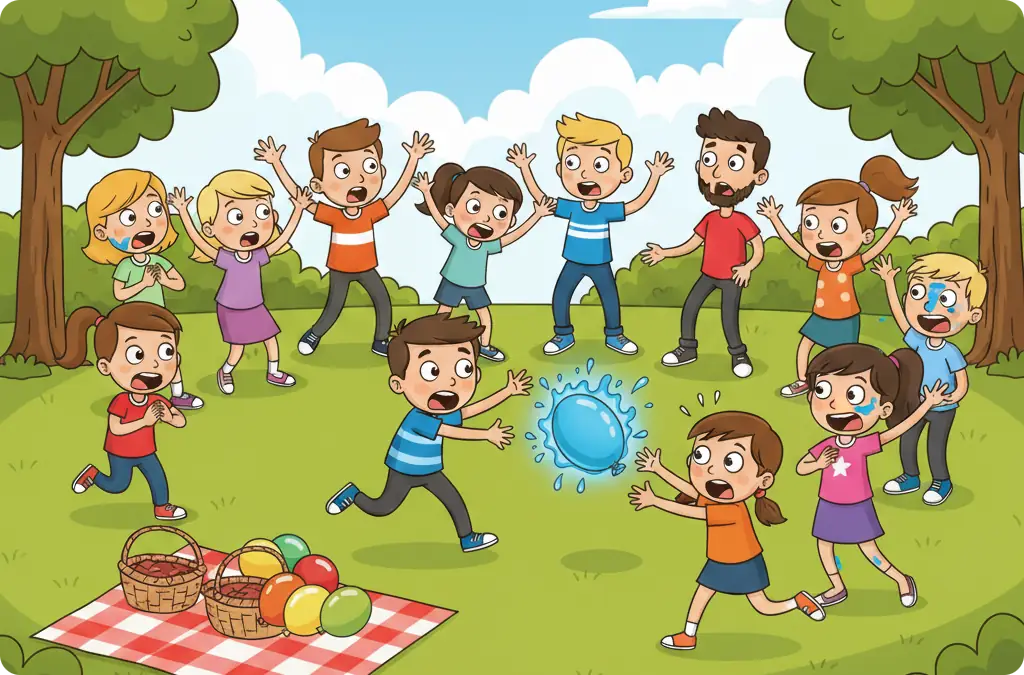 water balloon hot potato